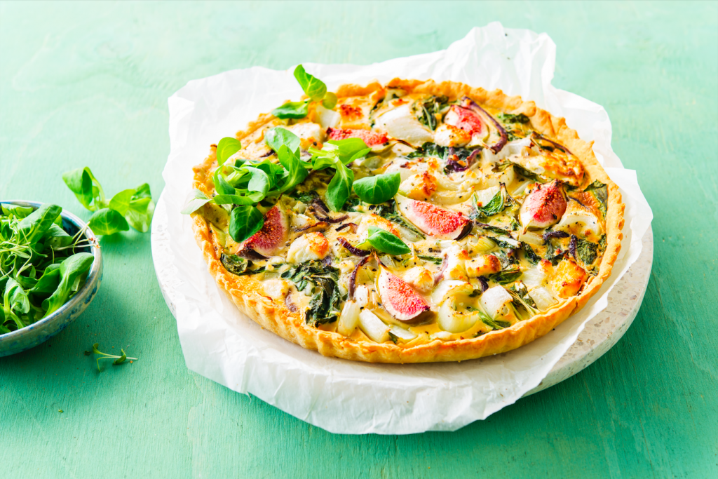 Quiche z pak choi