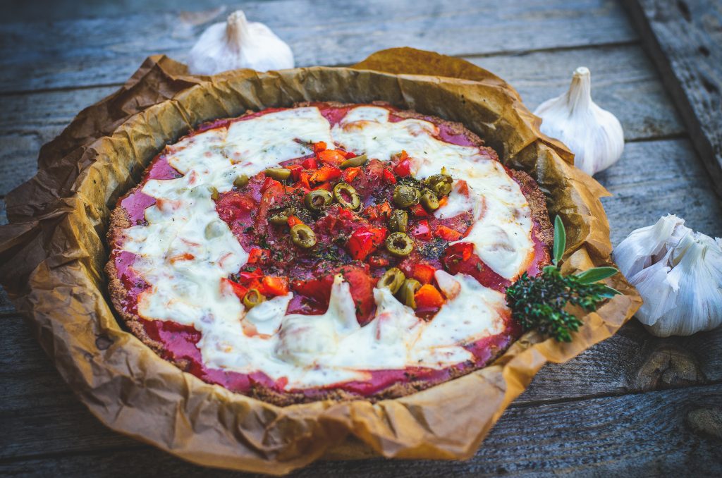 Pizza z quinoy a jáhlových vloček